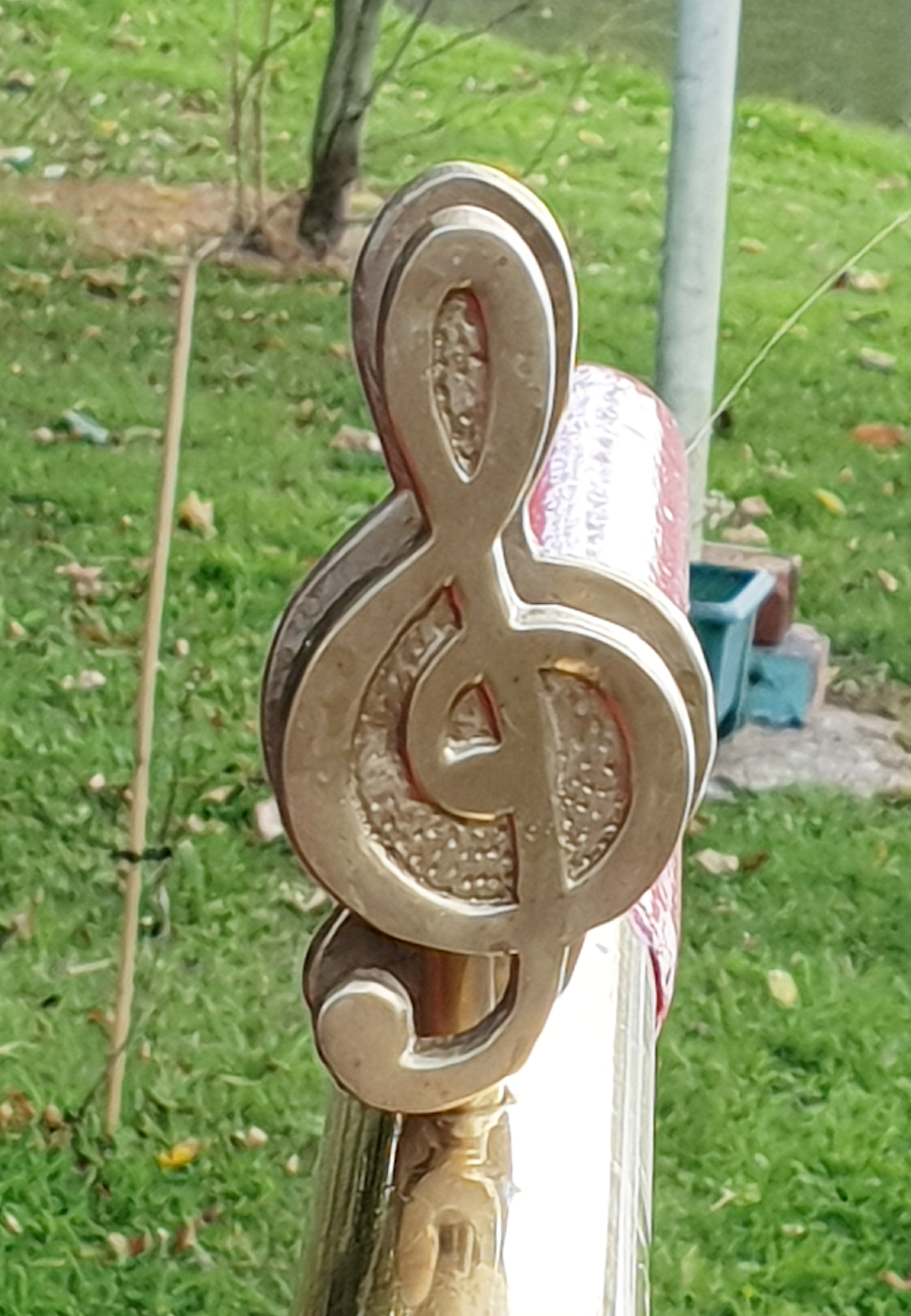 Treble Cleff Tiller Pin (image for) Treble Cleff Tiller Pin